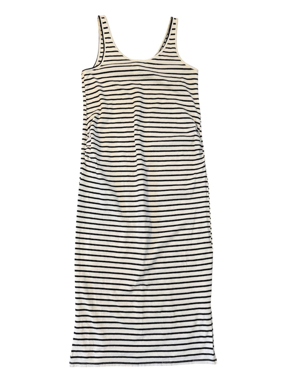 H&M Maternity Striped Midi Dress Size Medium